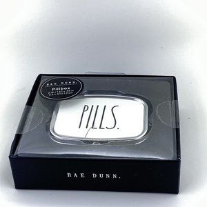 Rae Dunn White Pills Pill Box
